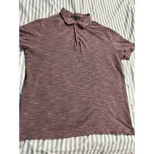 Robert Barakett Hillside SS Polo Red Textured Short Sleeve Shirt Men’s XL